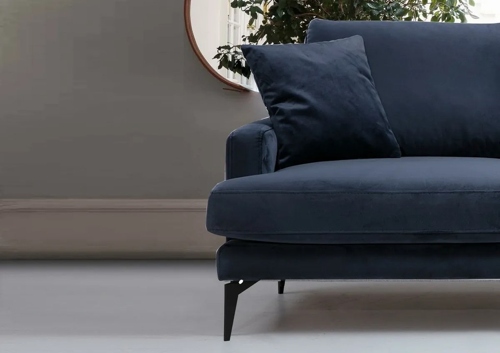 Sofa Papira 2 Granatowy