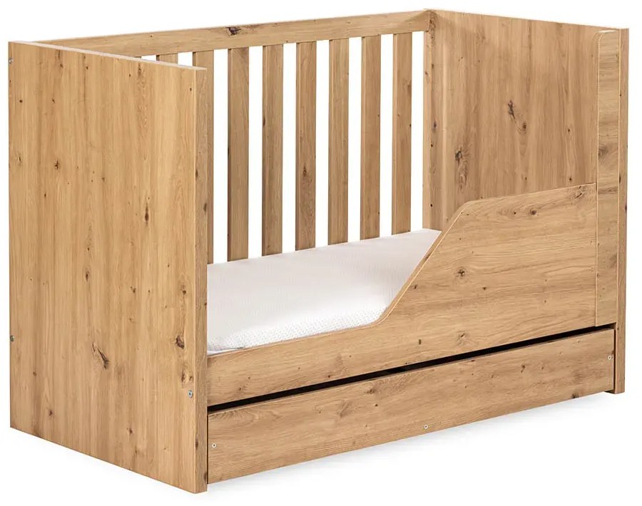 Łóżeczko dziecięce AMELIA 120x60 dąb LITTLE SKY