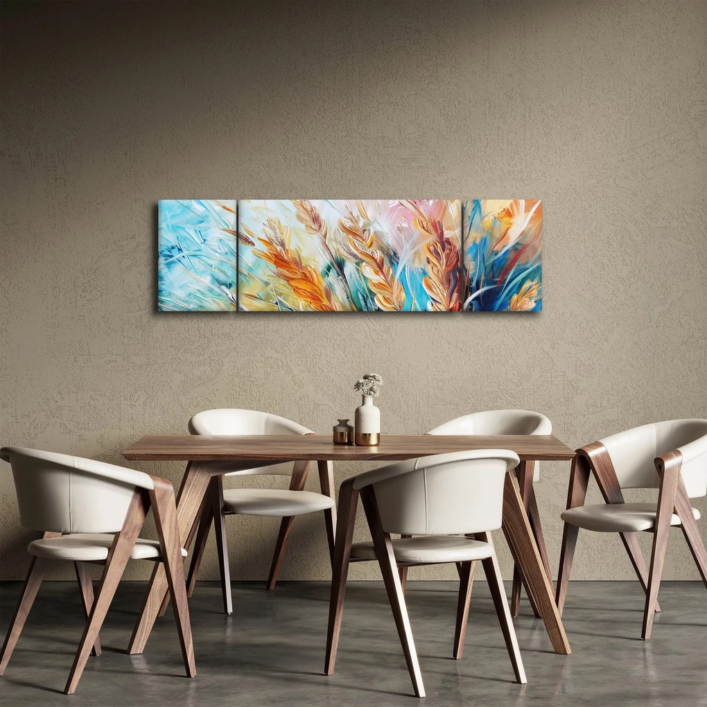 Obraz - Pszenica, abstrakcja (170x50 cm)
