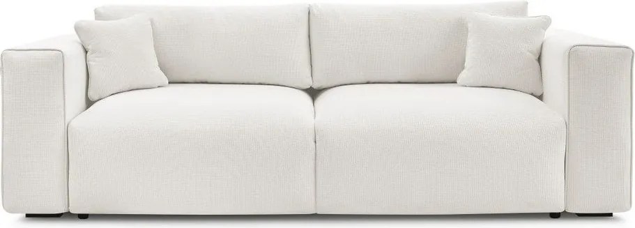 Biała rozkładana/ze schowkiem sofa 265 cm Ezechiel – Bobochic Paris