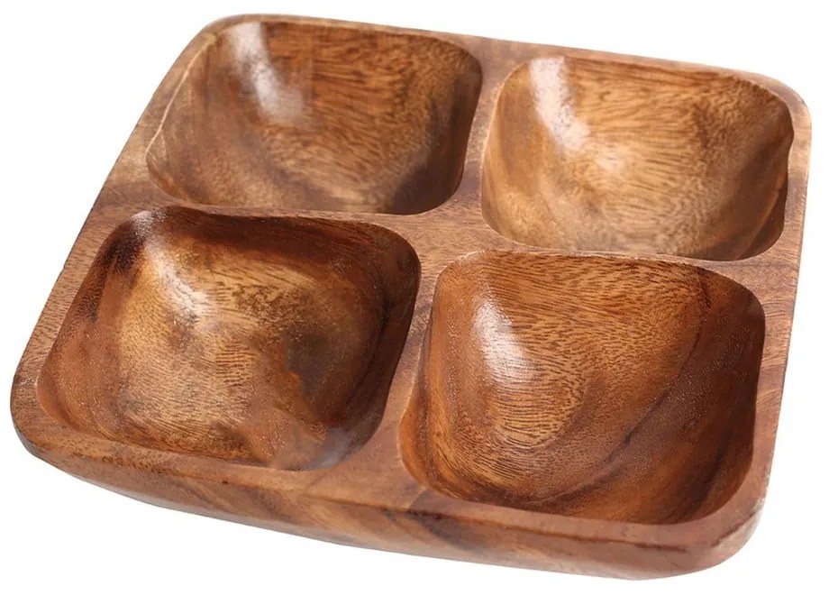 Brązowa drewniana miska do serwowania Kora – Premier Housewares