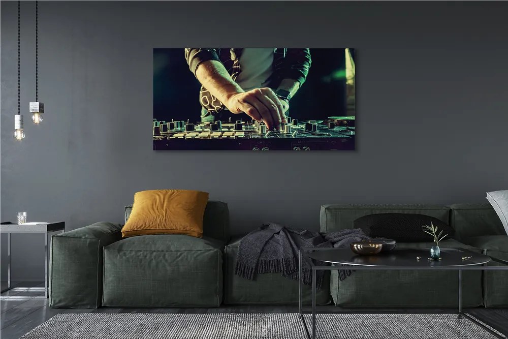 Obraz drukowany na płótnie Stanowisko Profesjonalnego DJ-a