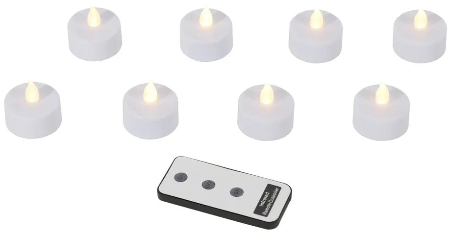 Świeczki LED zestaw 8 szt. (wysokość 4 cm) – Hilight