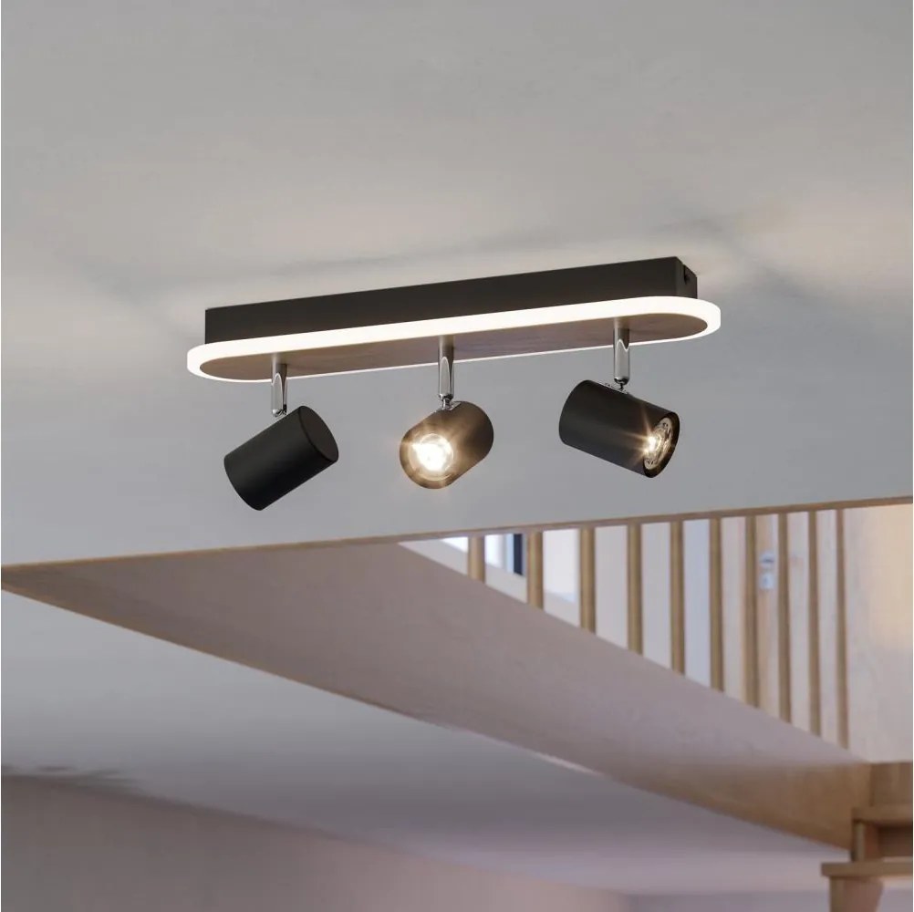 Eglo 901633 - Oprawa punktowa LED RIMBOCCHI LED/20W/230V brązowa/czarna