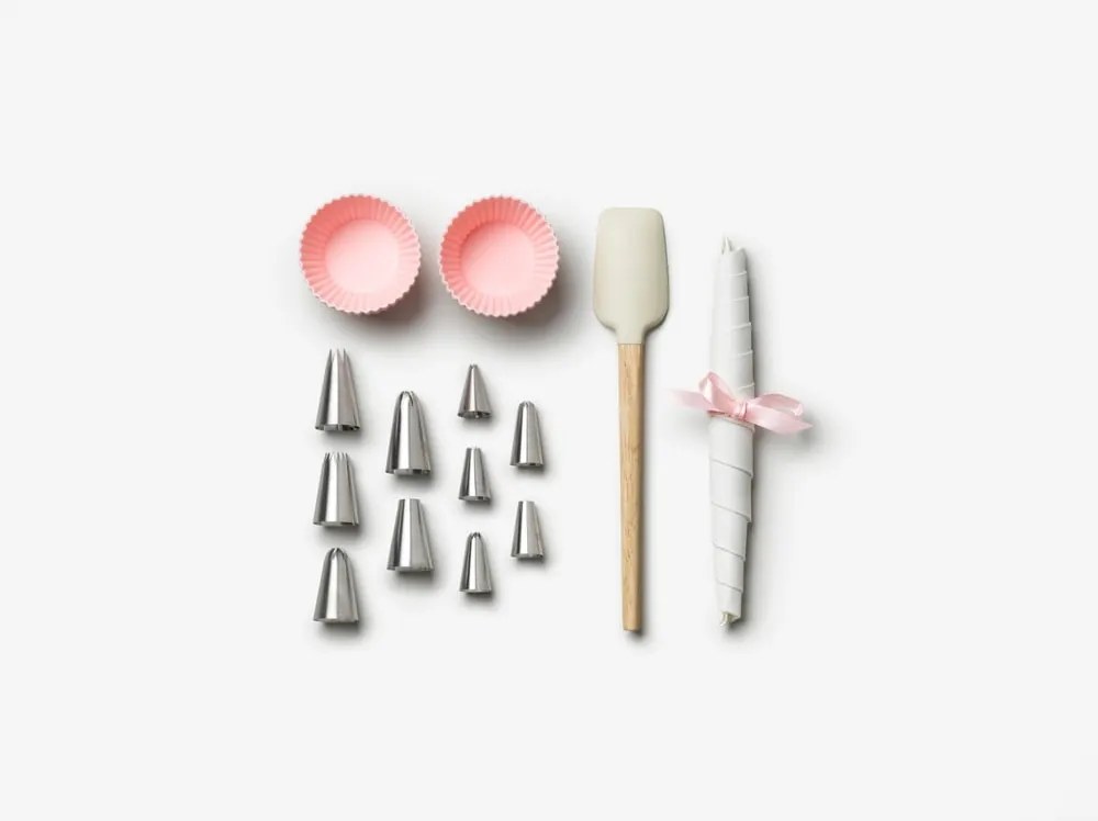 Cukierniczy zestaw do zdobienia liczba końcówek 10 szt. The Essentials Cupcake Tools – Printworks