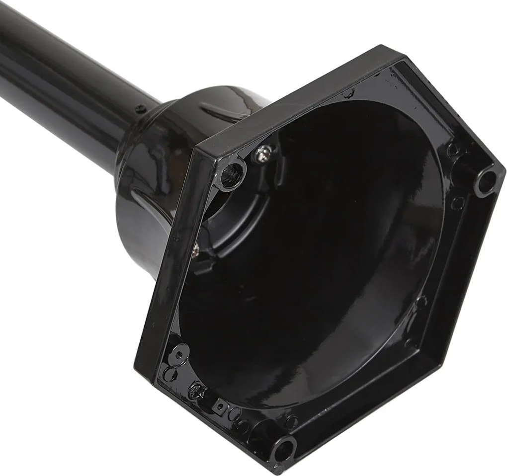 Nowoczesna lampa zewnętrzna czarna z miedzią 235 cm 3-źródła światła IP44 - Kansas