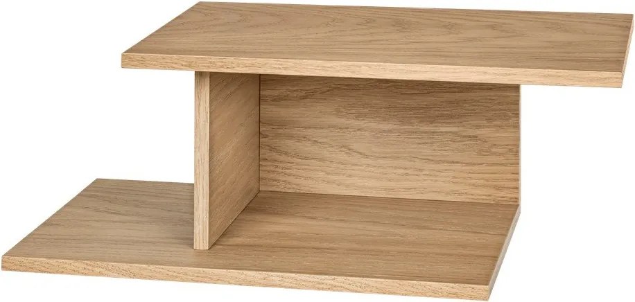 Szafka nocna w dekorze dębu wisząca/z półką w naturalnym kolorze Tann – noo.ma