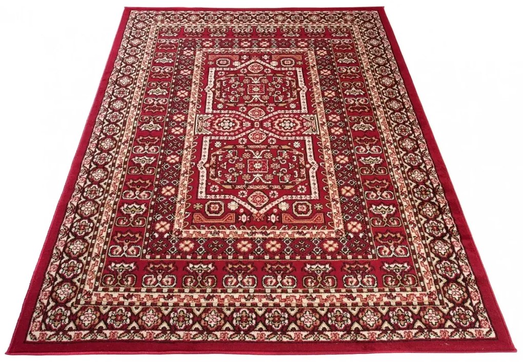 Bordowy dywan vintage S3-A68