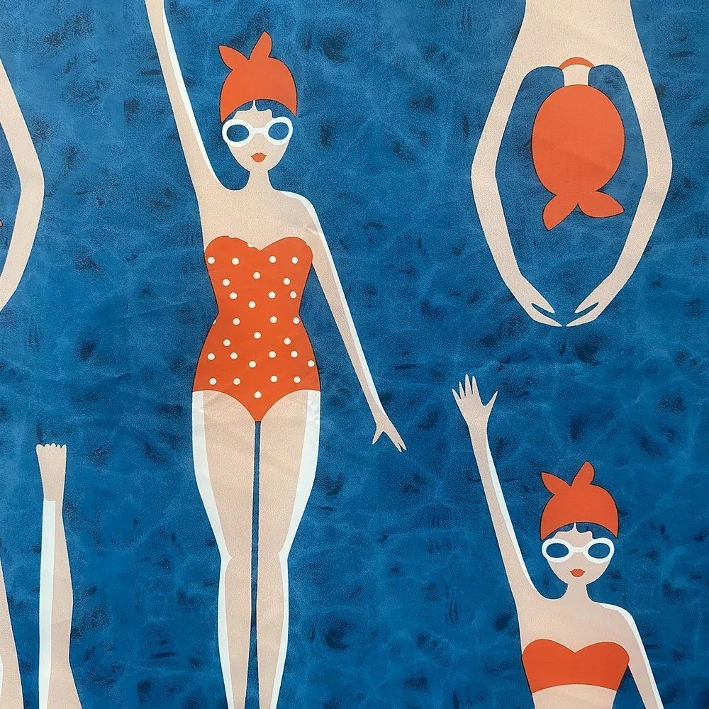Zasłona prysznicowa 180x200 cm Baigneuses – Spirella