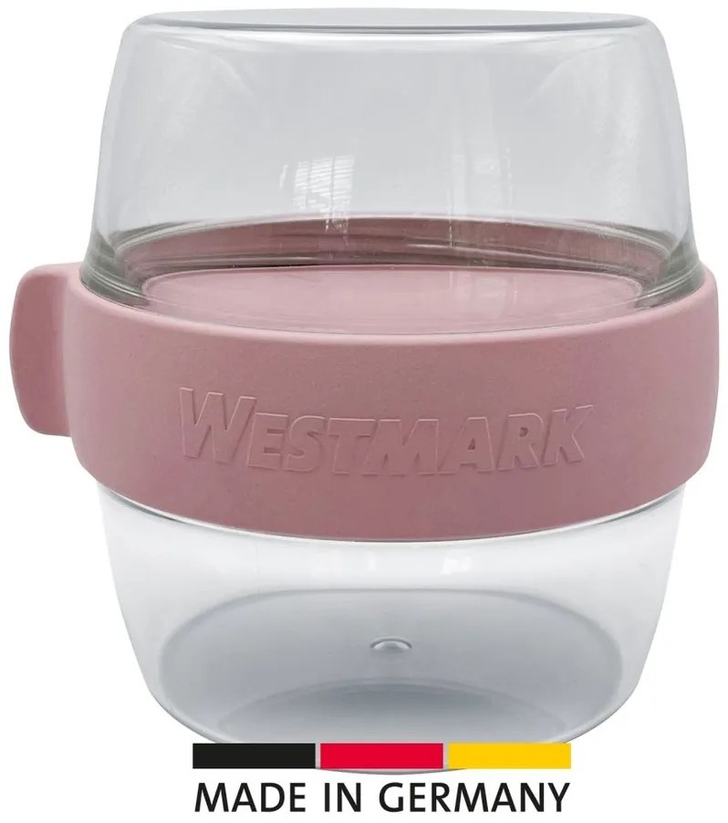 Westmark Dwuczęściowy pojemnik na przekąski MAXI, 700 ml, różowy