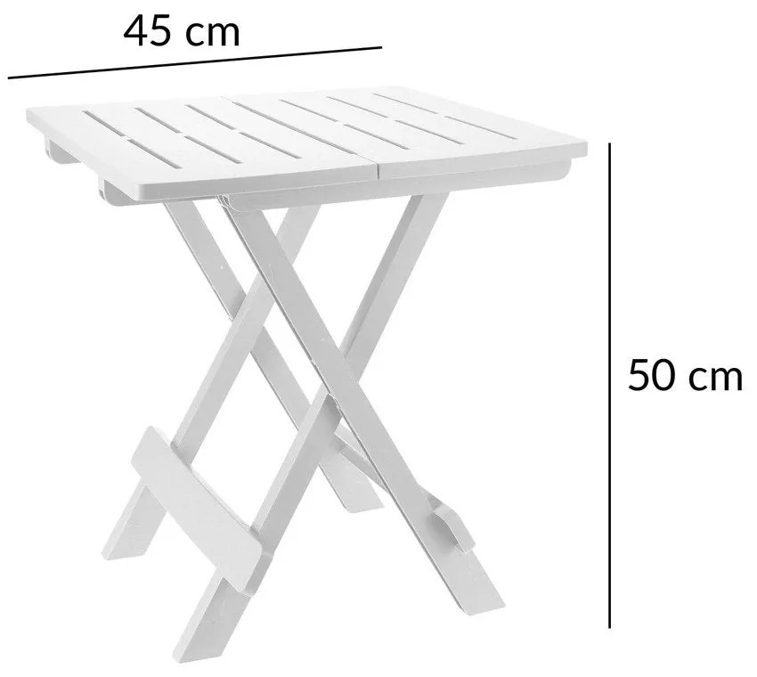 Składany stolik ogrodowy, stolik kawowy na taras ADIGE
