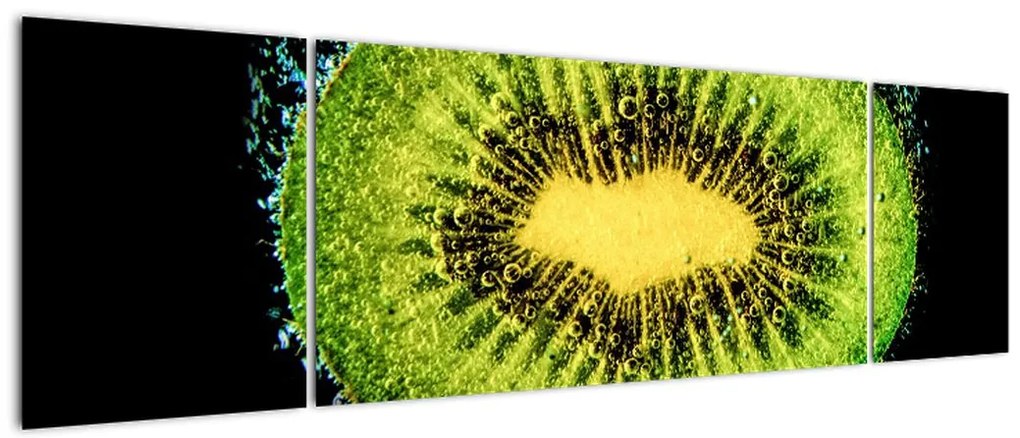 Obraz - szczegół kiwi w wodzie (170x50 cm)
