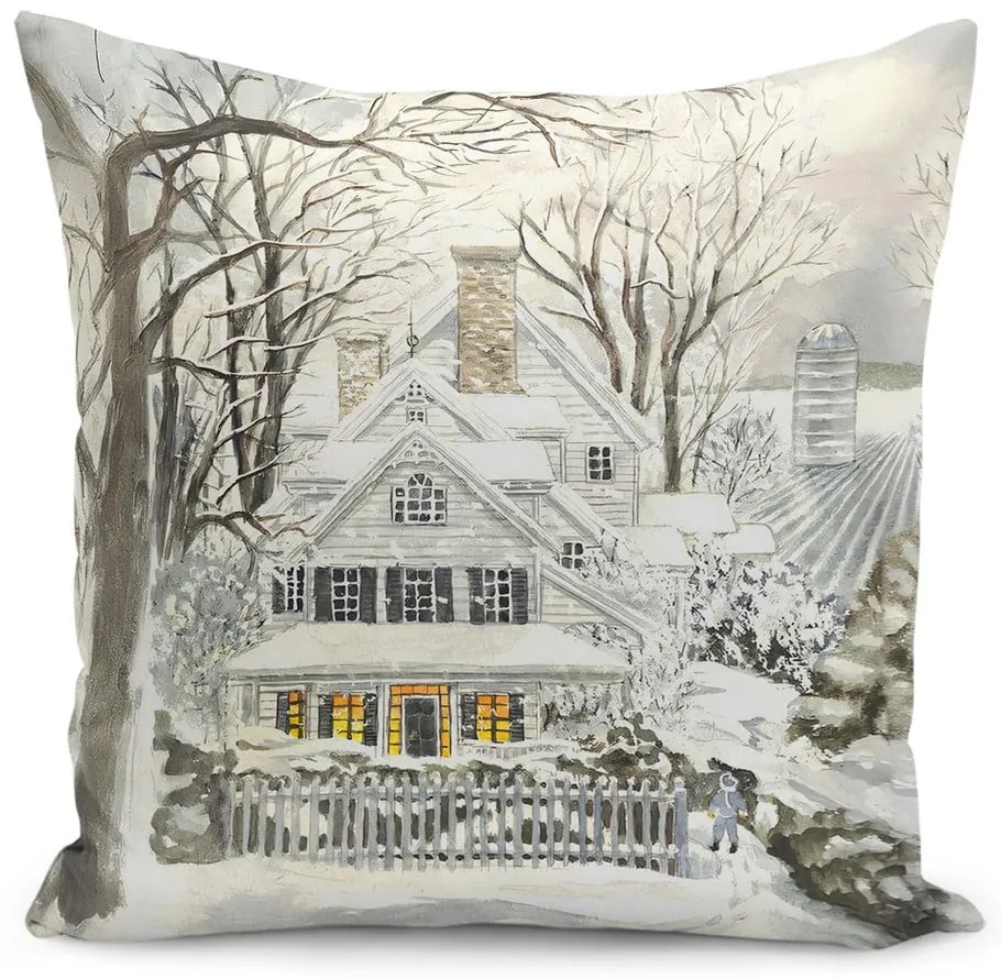 Poszewka na poduszkę ze świątecznym motywem 43x43 cm – Mila Home