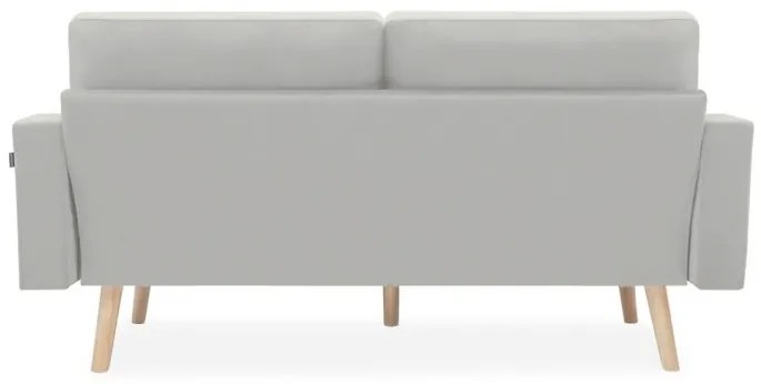 Jasnoszara 3-osobowa sofa MANDI