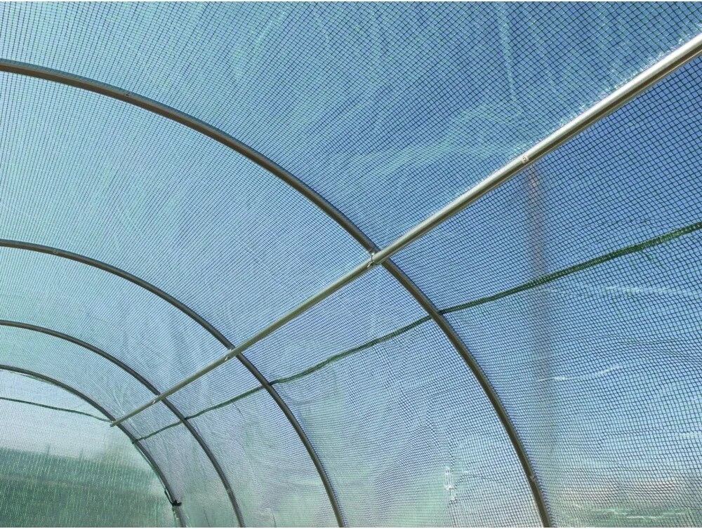 Szklarnia foliowa ogrodowa z drzwiami, 400 x 250 x 200 cm