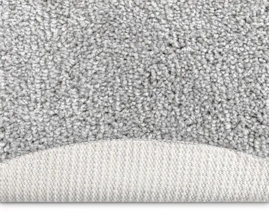 Szary minimalistyczny dywan antypoślizgowy 90 cm L3-N48