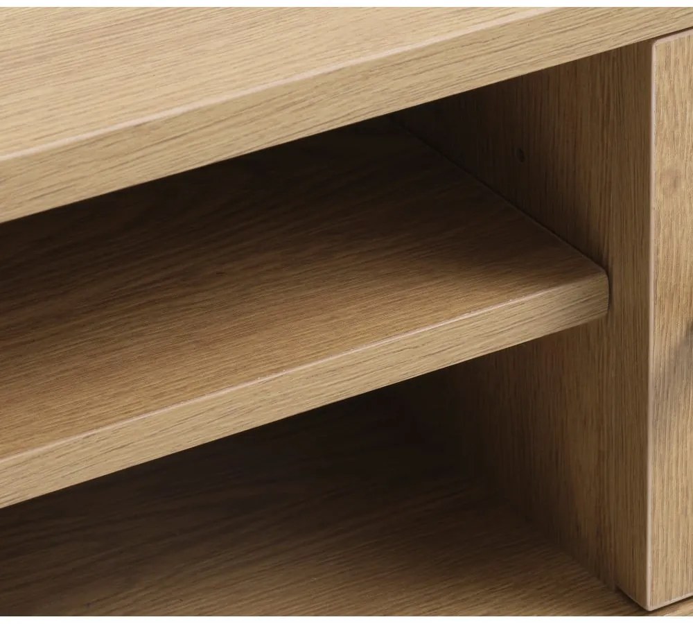 Szafka pod TV w dekorze dębu w naturalnym kolorze 120x43 cm Pensacola – Unique Furniture