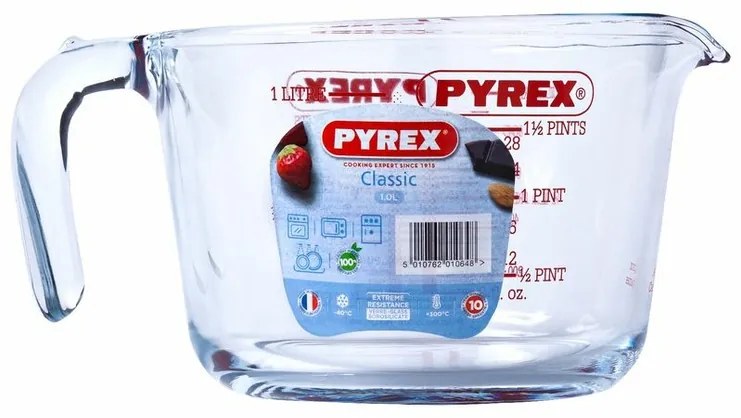 Szklany kubek pomiarowy Pyrex 1 l, 16 x 11 cm, 1000 ml