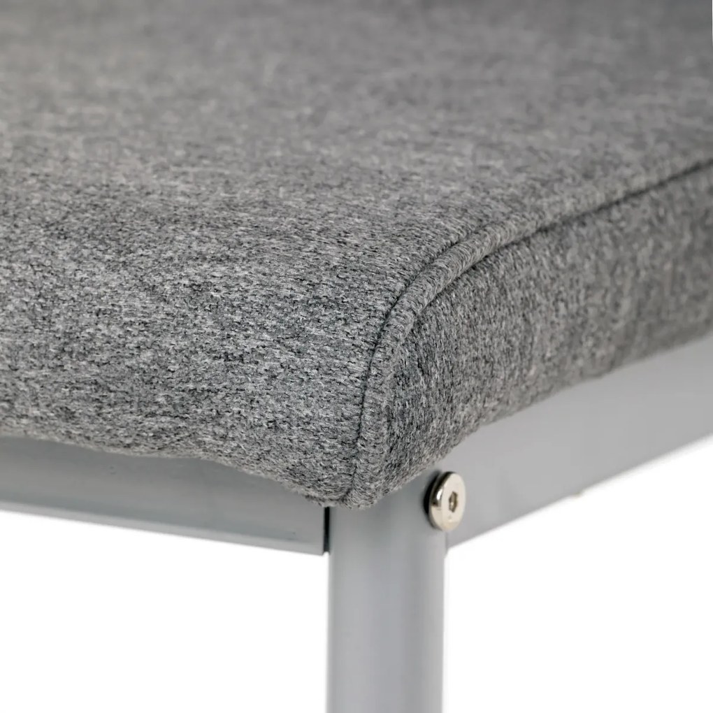 Zestaw krzeseł do jadalni DCL-379 GREY2, 4 szt.