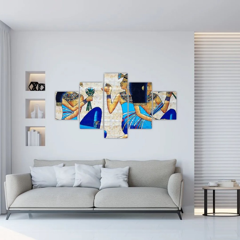 Obraz - Malarstwo egipskie (125x70 cm)