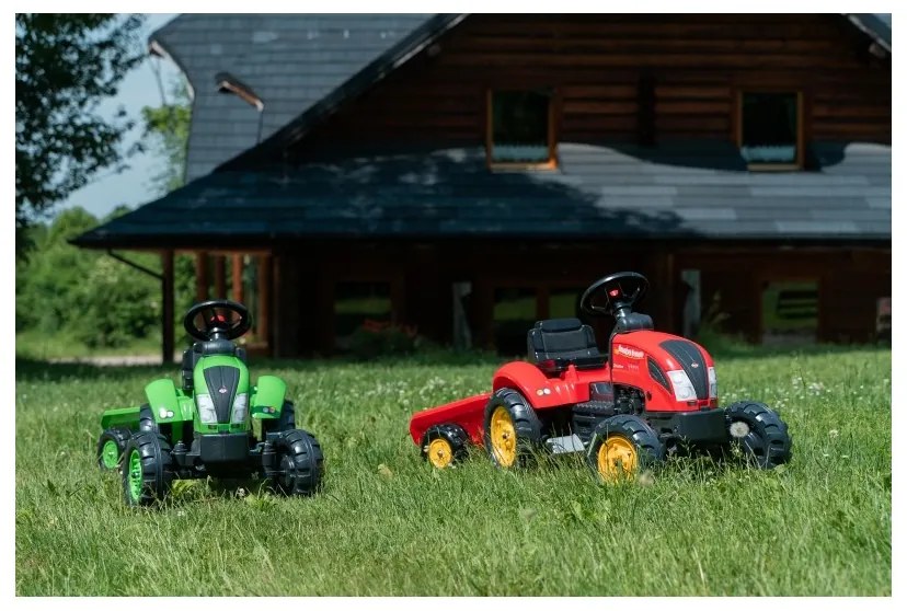Falk country farmer traktorek na pedały z przyczepką zielony 2-5 lat