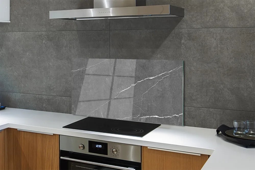 Szkło do Kuchni na Ścianę Marmurowe Tło Ścienne