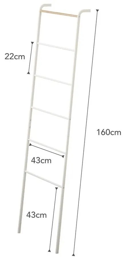 Biały wieszak/drabina YAMAZAKI Tower Ladder