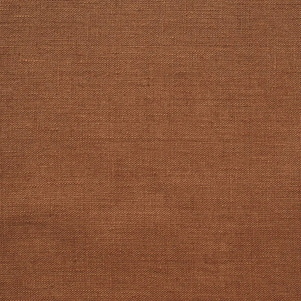 Brązowa lniana zasłona 140x250 cm Hazelnut – Linen Tales