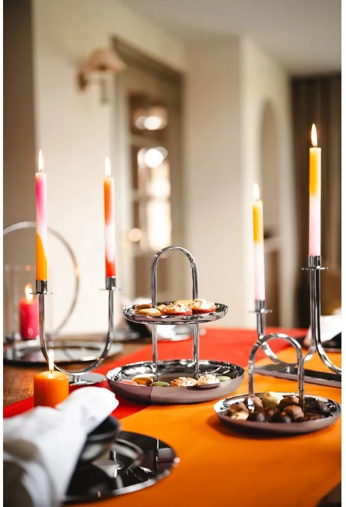 Metalowy świecznik Elana – Zilverstad