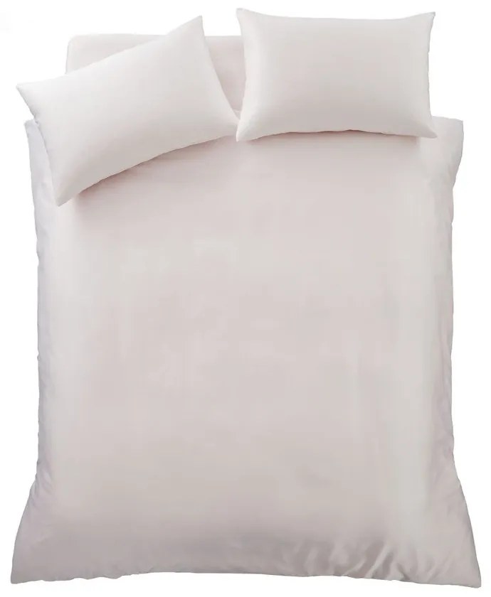 Różowa satynowa pościel dwuosobowa 230x220 cm Silky Soft – Catherine Lansfield