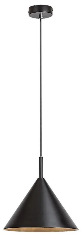 Rabalux 72007 - Lampa sufitowa JAROD 1xE27/40W/230V czarna