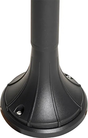 Klasyczna latarnia ogrodowa czarna 125 cm IP44 - Daphne