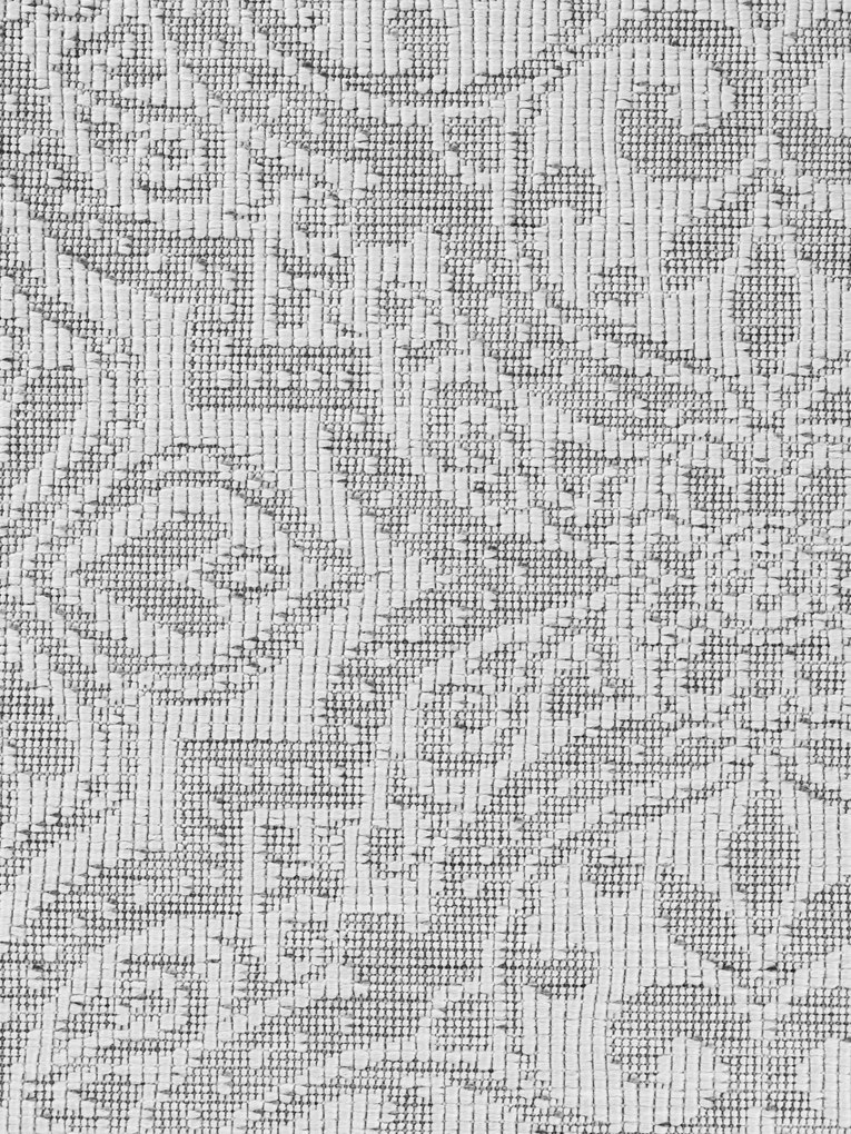 Dywan zewnętrzny dwustronny Duet Ornament szaro-kremowy 160 cm x 160 cm koło