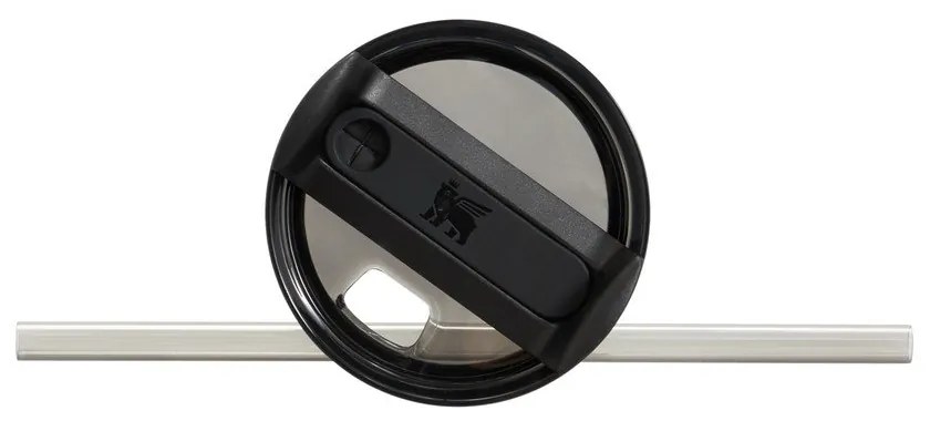 Czarny termos ze słomką ze stali nierdzewnej 600 ml Quencher H2.0 FlowState Tumbler Black – Stanley