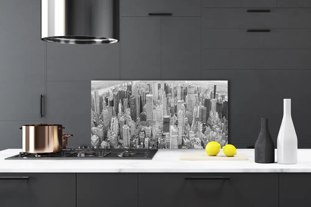 Panel Kuchenny Panorama Nowoczesnego Miasta