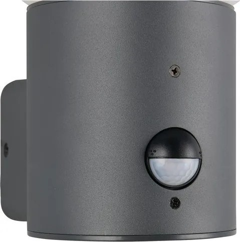 Lampa zewnętrzna ścienna z czujnikiem ruchu ø 18 cm Mures – Trio