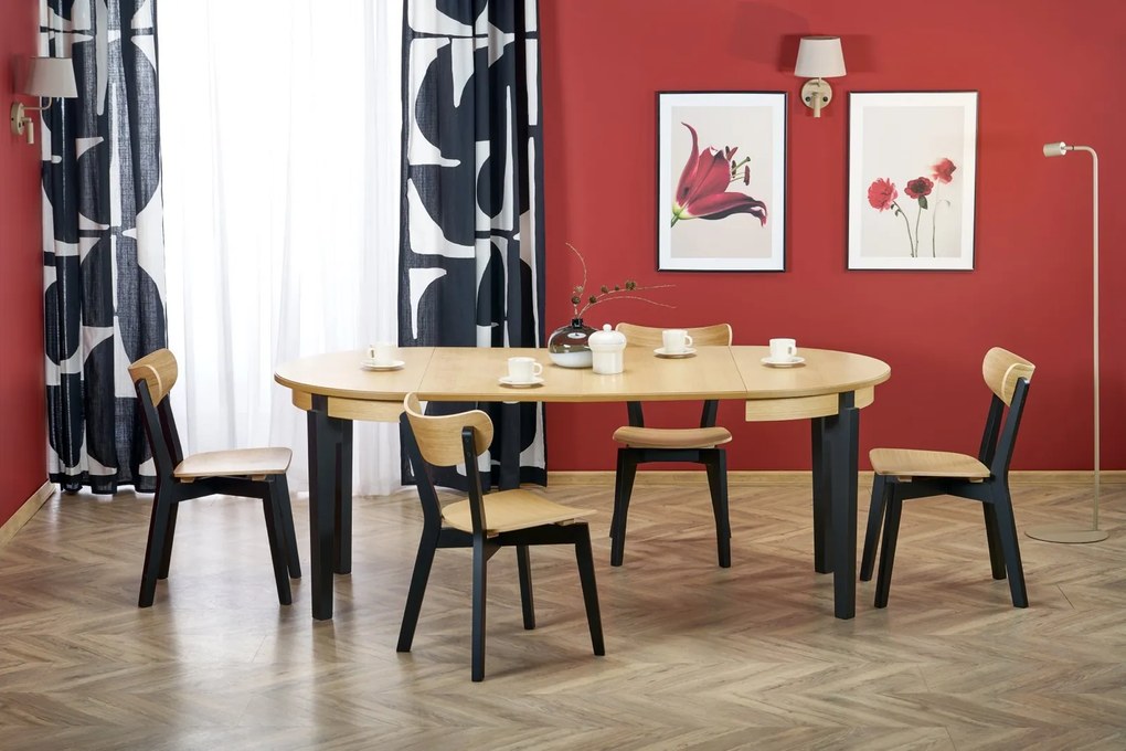 Krzesło z siedziskiem i oparciem ze sklejki Haiti Halmar