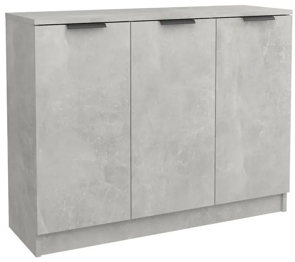 Loftowa komoda w kolorze szarości betonu E0-L35