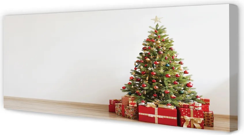 Obraz canvas na ścianę Choinka, Prezenty i Dekoracje