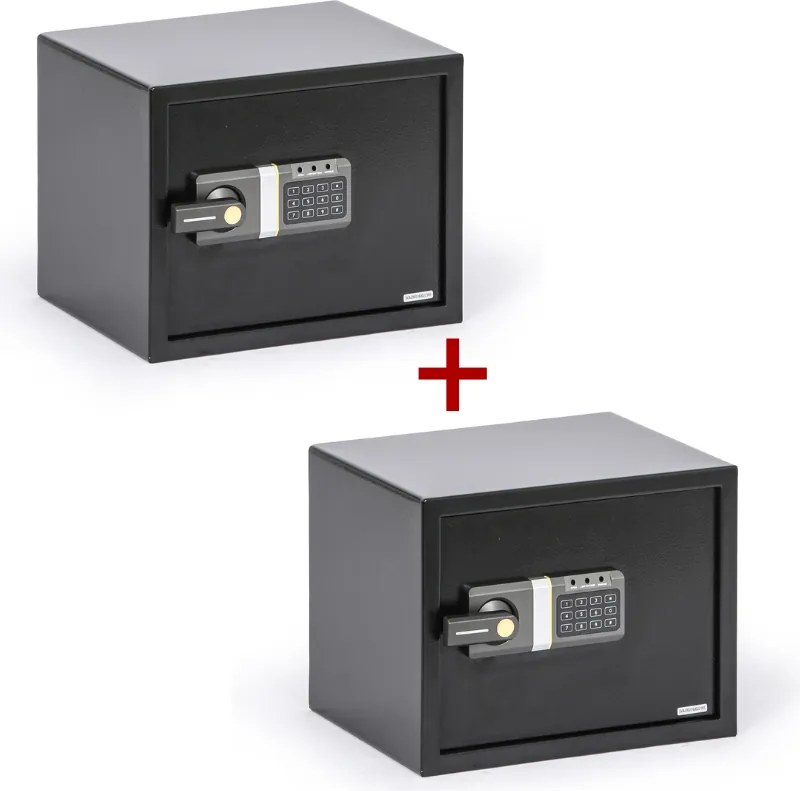 Sejf meblowy z zamkiem elektronicznym1+1 GRATIS, 300 x 380 x 300 mm