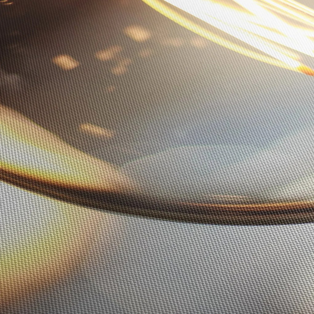 Obraz świecącej żarówki (z zegarem) (90x30 cm)