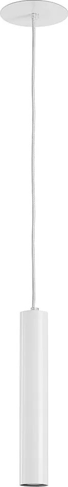 Lampa sufitowa TANIA w stylu nowoczesnym - Wysoko?? 33 cm - GU10 50W - podstawa ø14 cm - stalowo-bia?a - IP20