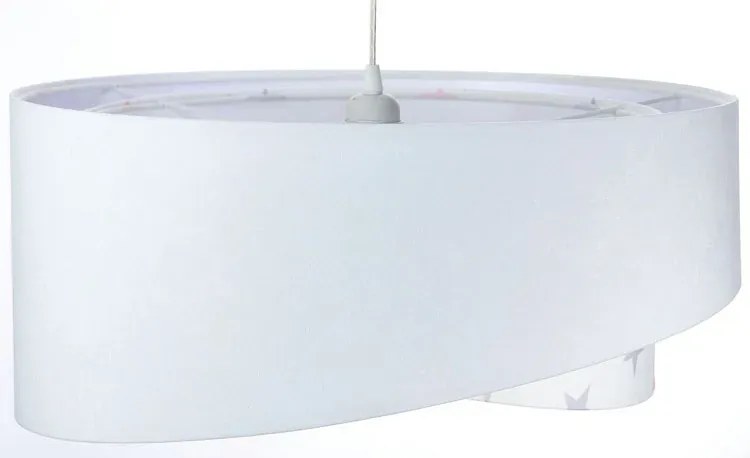 Biała lampa wisząca dla dziecka w gwiazdki - EXX09-Eterna