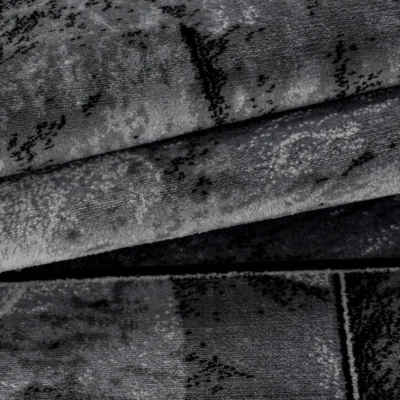 Dywan nowoczesny Parma Granit czarny 240 cm x 340 cm