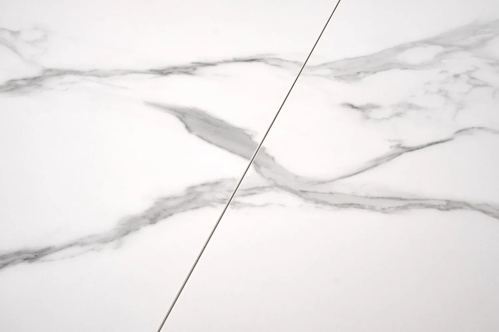 Biały stół Vivaldi z rozkładanym blatem ze spieku