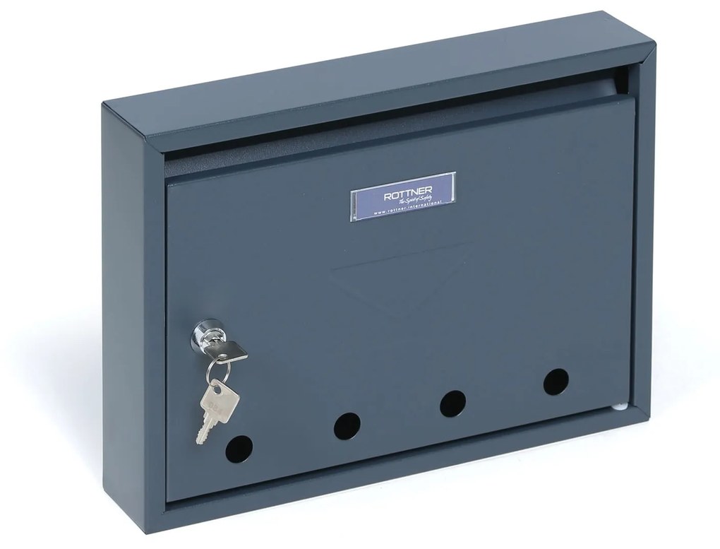 Skrzynka pocztowa odpowiednia do montażu IMOLA, antracytowa