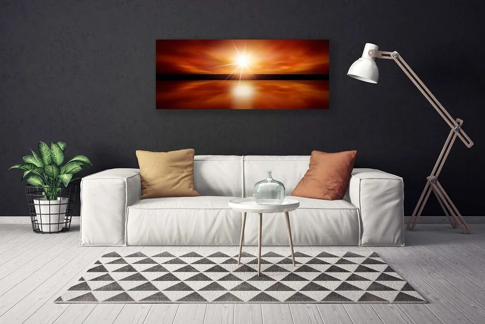 Obraz canvas Niebiański Odblask w Wodzie