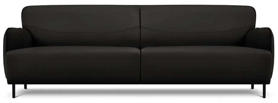 Czarna skórzana sofa Windsor &amp; Co Sofas Neso, 235x90 cm