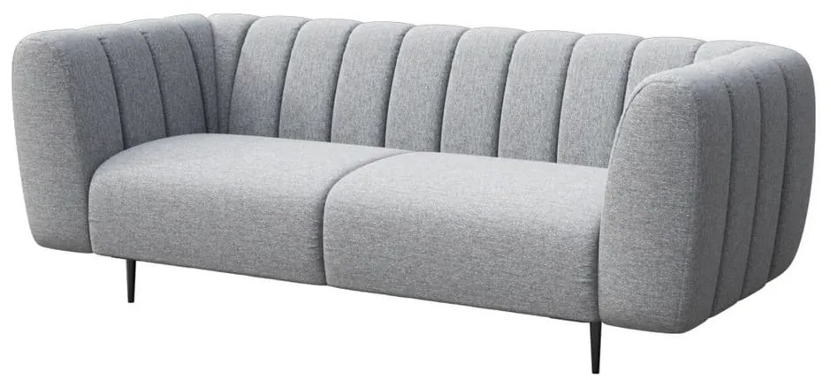 Jasnoszara sofa 210 cm Shel – Ghado