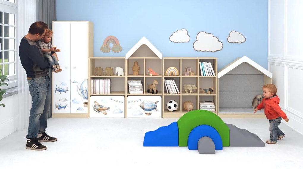 Komplet mebli do sal edukacyjnych Blox Air 4